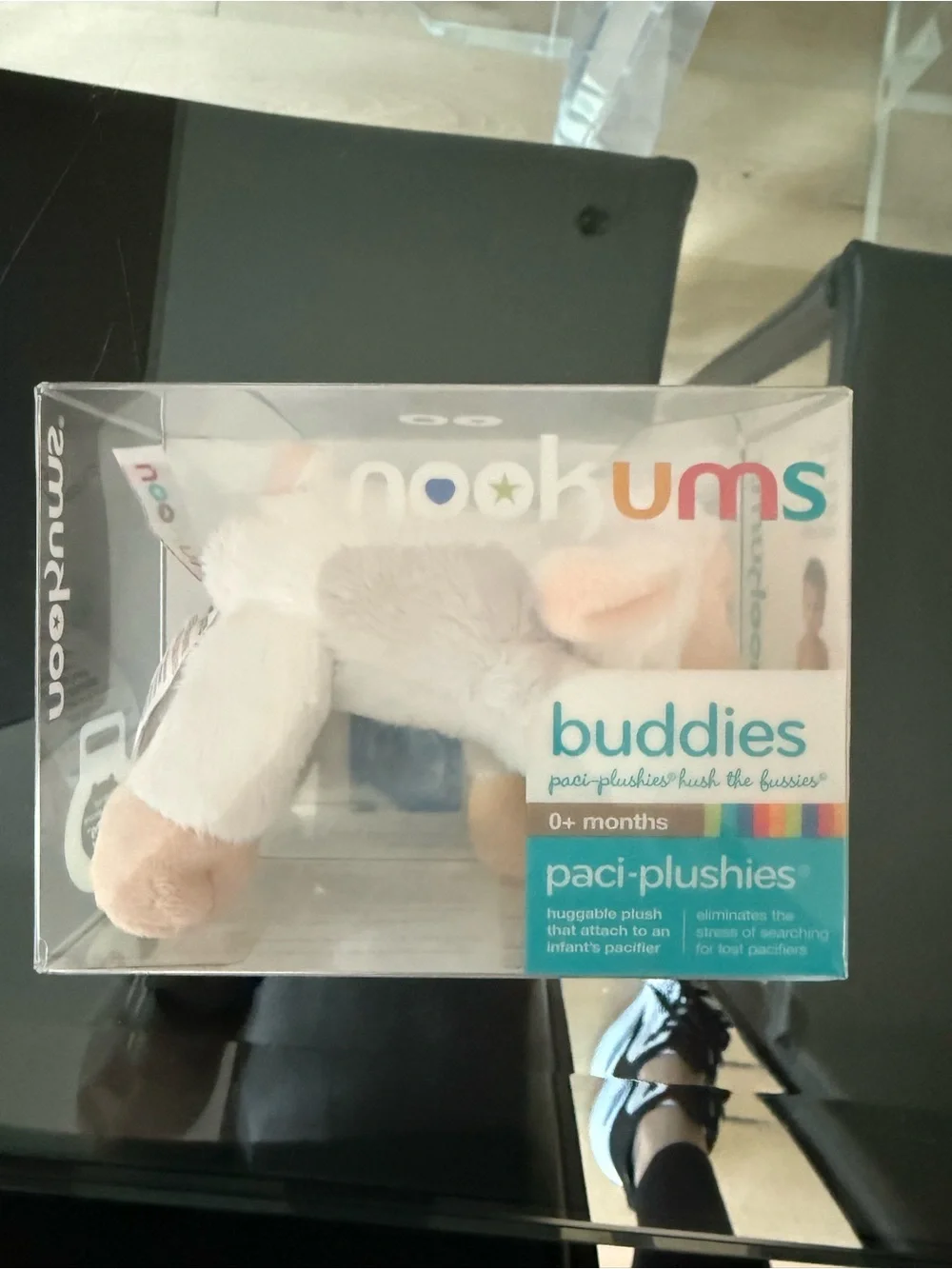 Nookums Paci-Plushie Buddies - Lovie Lamb (NWT)